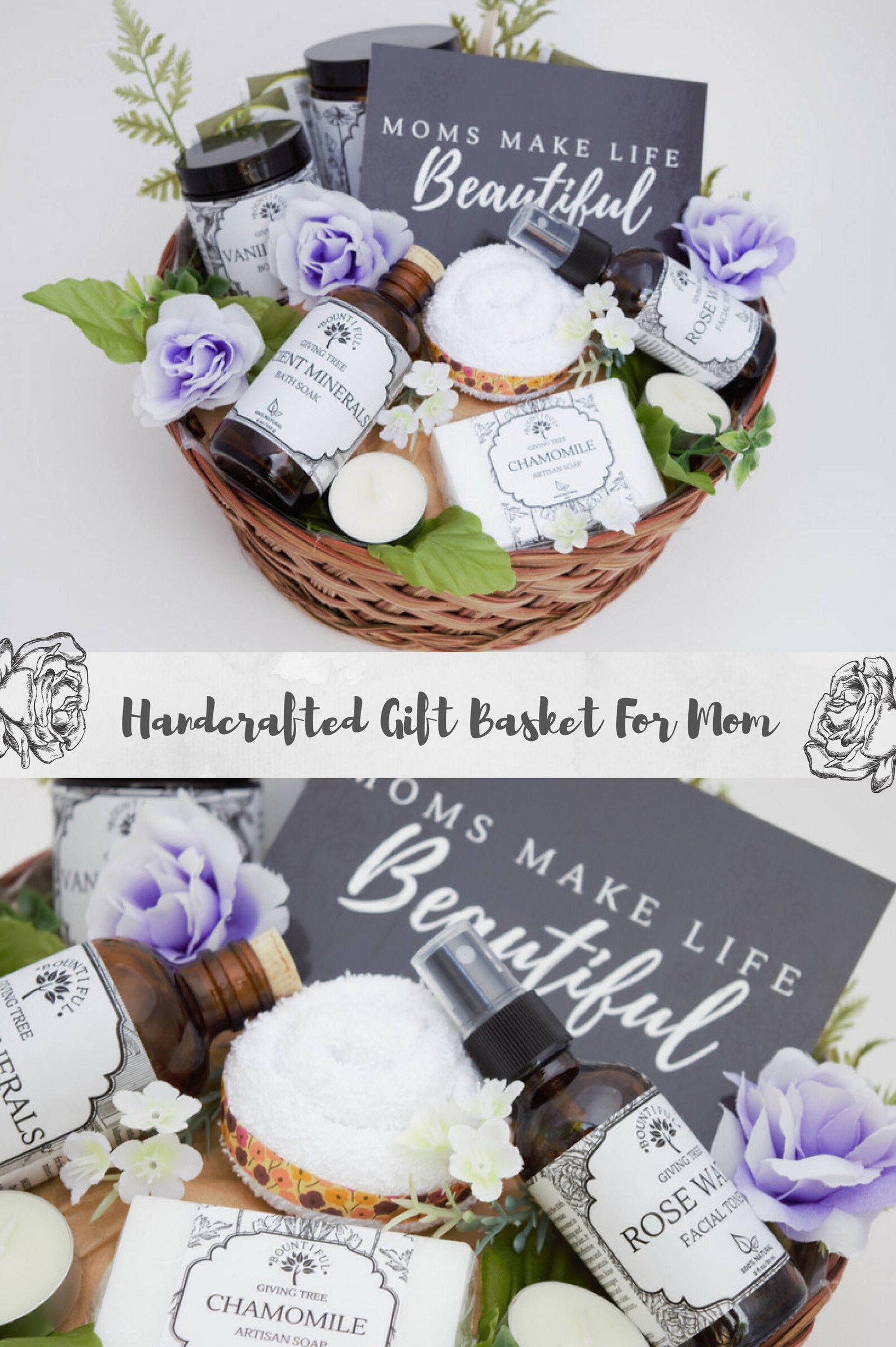 Gift Basket for Mom Cheer Up Gift Basket New Mom Gift Etsy