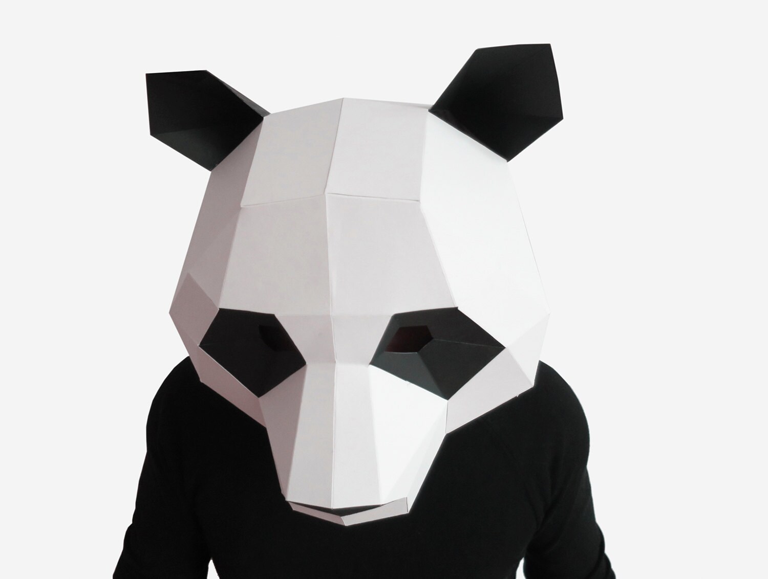 Cute Panda Mask DIY Gift Idea DIY Printable Animal Mask | Etsy