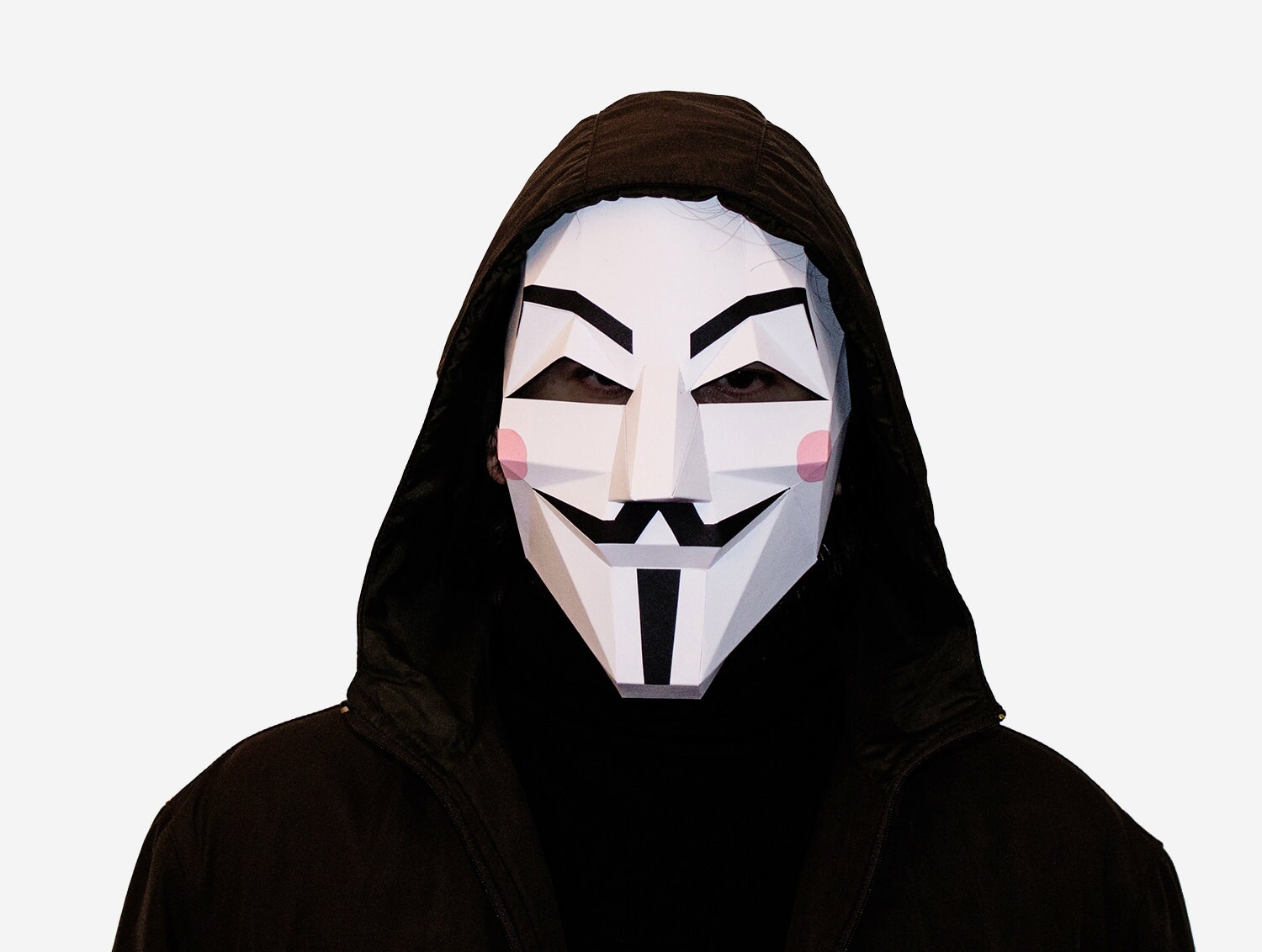 🎭 Guy Fawkes Mask 3D print model・ STL File for ・Cults