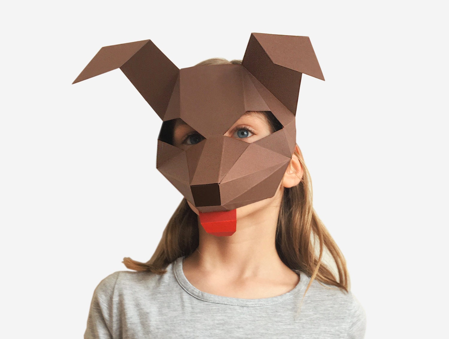 Kitten Cat Mask DIY Paper Mask Template – Lapa Studios