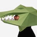 DIY Alligator Mask, Crocodile Mask Template, Paper Craft, Printable ...