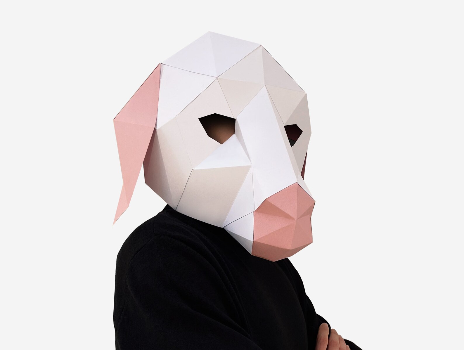 DIY Paper Sheep Mask, Low Poly Lamb Costume (PDF Pattern) - Etsy