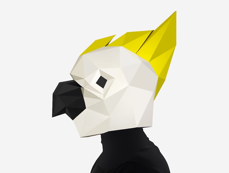 Bird Mask Set of 4 Bird Costume DIY Printable Animal Head | Etsy