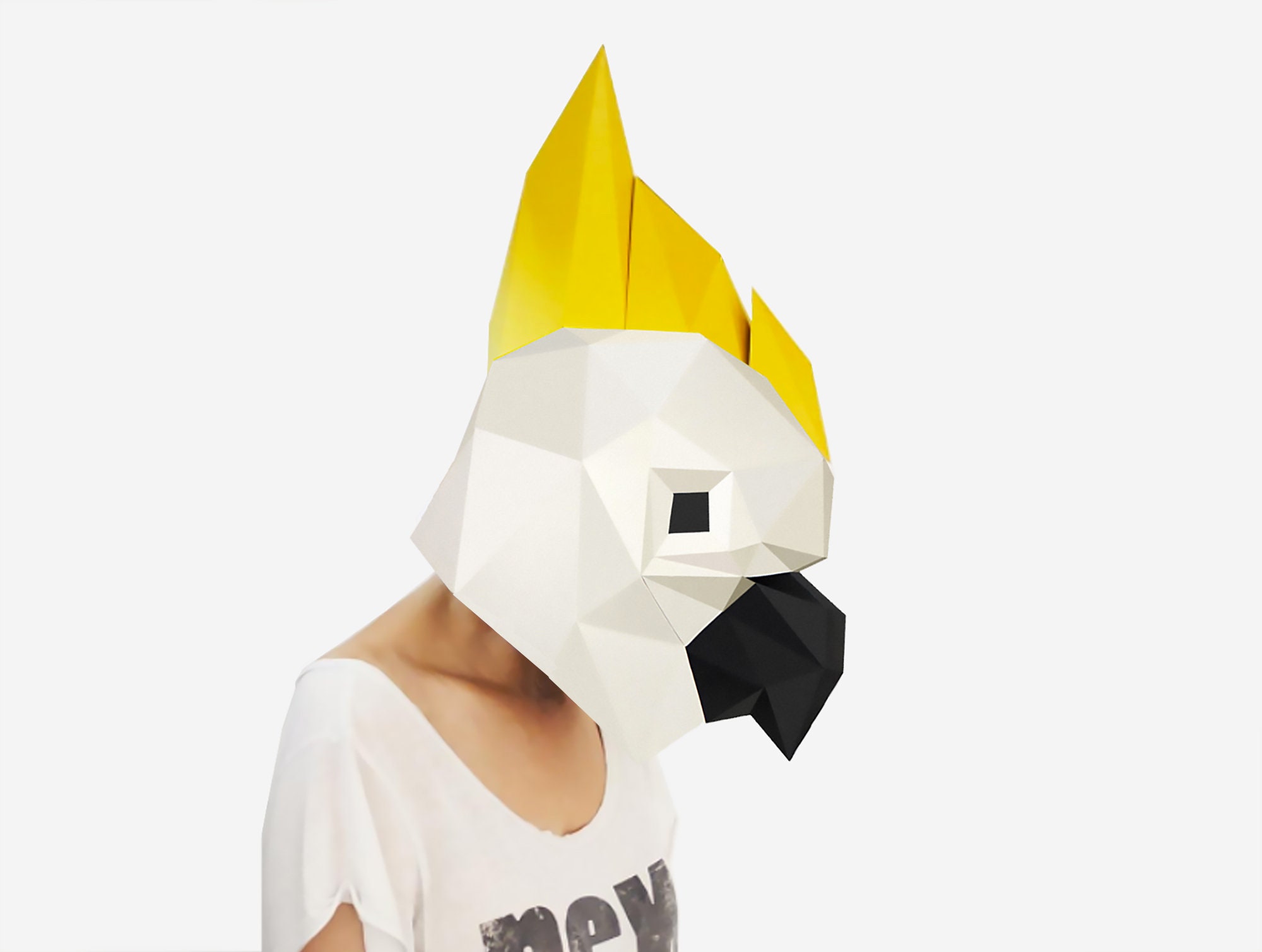 DIY Cockatoo Mask Bird Mask Halloween Mask Paper Craft - Etsy Canada
