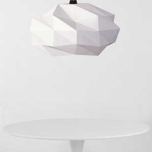 DIY Paper Lampshade kumo 2, Origami Paper Lamp Shade, Home Decor, DIY ...