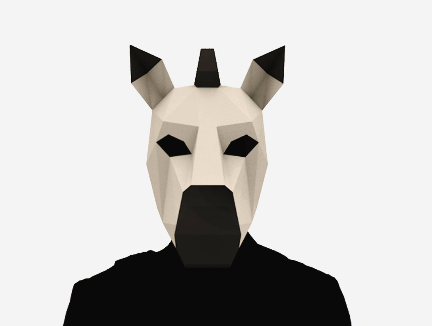 Zebra Mask DIY Gift Idea DIY Printable Animal Mask Instant | Etsy