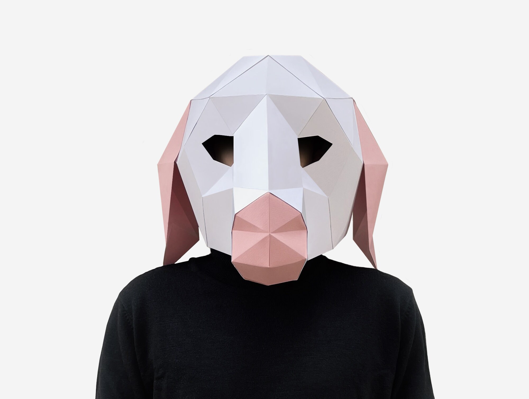 DIY Paper Sheep Mask, Low Poly Lamb Costume (PDF Pattern) - Etsy UK