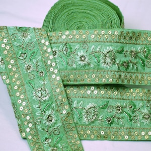 Gold Seed Beads Lace Saree Border Trim for Headdress Pearl Trim Indian Lace Indian Trim Holiday Decoration 1 Yard LM2019#502