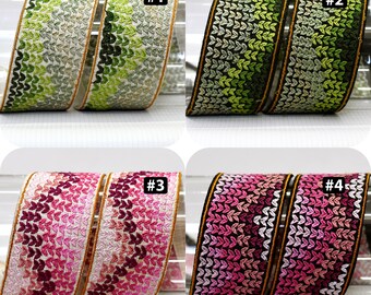 9 Yard Indian Trim Dress Sari Border DIY Crafting Ribbon Sewing Fabric Embroidered Decorative Costumes Cushion Curtain Home Decor Trimming