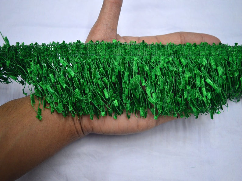 2 5 Wholesale Green Brush Boho Fringe For Sewing Dresses Etsy