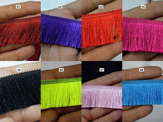 9 Yard Indian Brush Eyelash Tassel Fringes Trim Decorative - Etsy