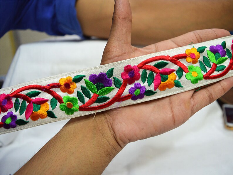 Embroidered Trim Decorative Trims Trimming Sewing Trim Etsy