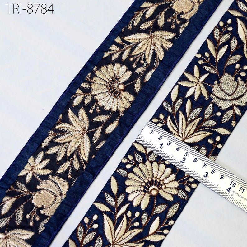 9 Yard Embroidery Fabric Trims Embellishment for Footwear Making