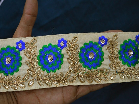 9 Yard Crafting Trim for Dupatta Decorative Lace Indian Sari - Etsy