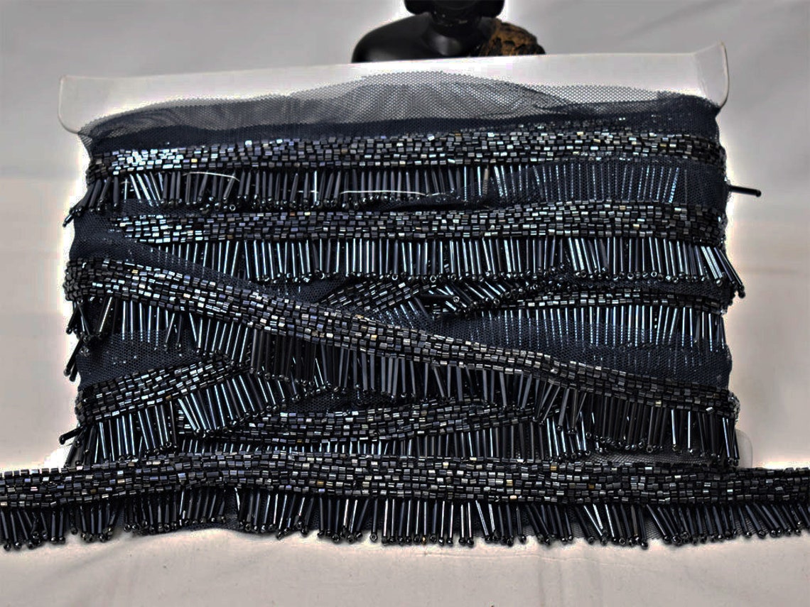 Decorative Beaded Fringe Lace by the Yard Costume Wedding Wear Etsy