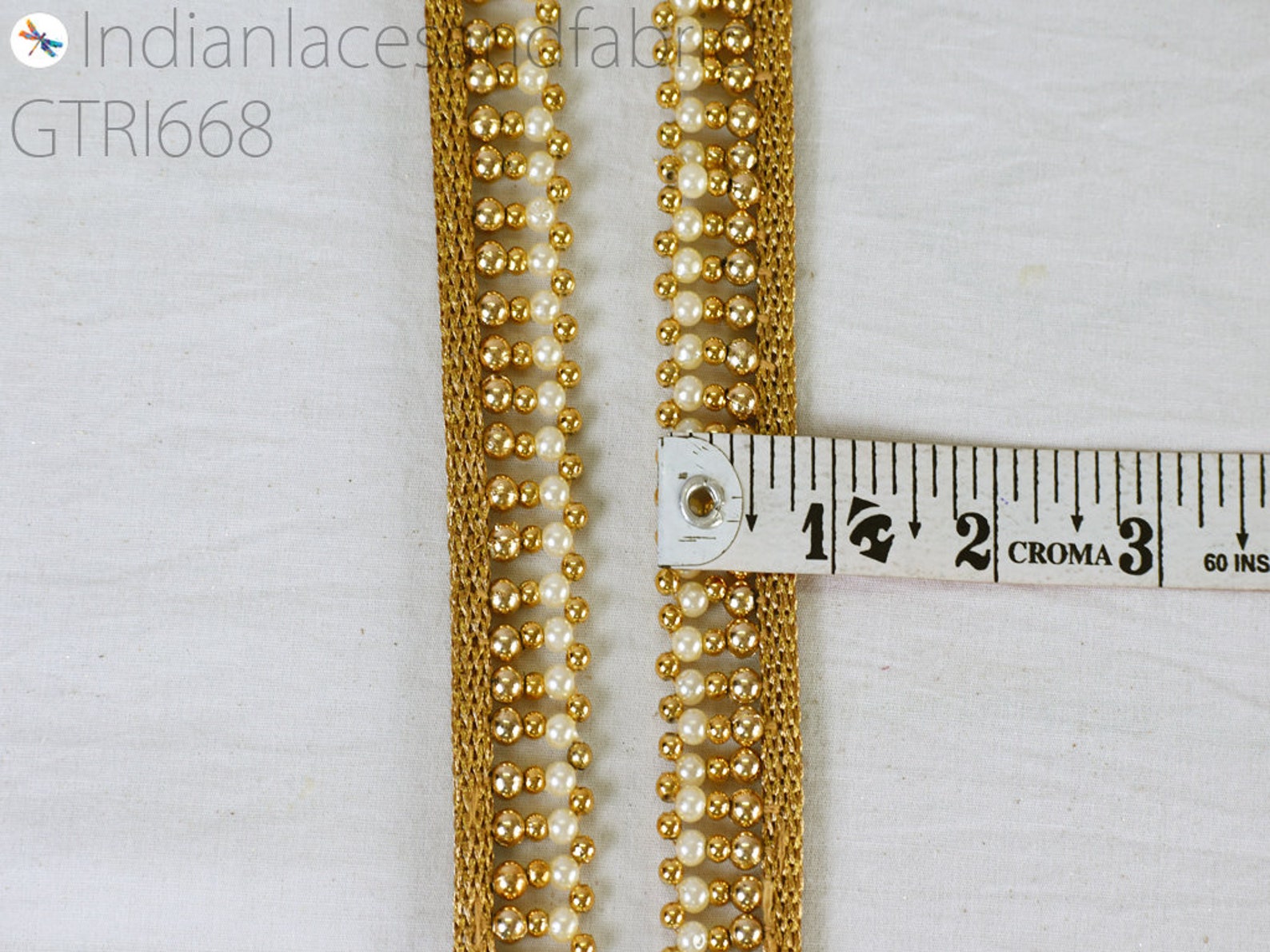 9 Yard Indian Beaded Piping Cording Tape Decorative Trims Etsy