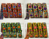 4 Yard Indian Jacquard Trim Costume Doll Making Indian Sari Border Embellishments Dresses Tape Curtains Home Decor Gift Wrapping Ribbons