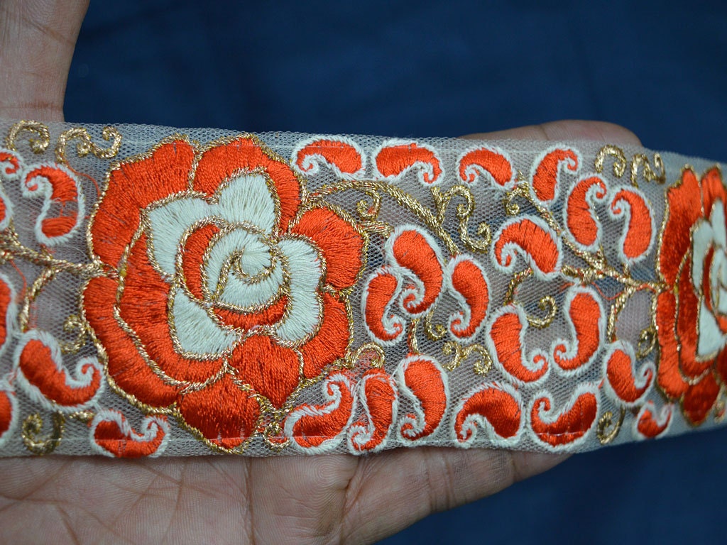 Decorative Trims Sari Border Trimming Fabric Trim by the - Etsy