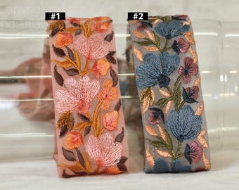 9 jardas atacado guarnições indianas enfeites sari bordados embreagens almofadas de fita costura artesanal guarnições cortinas bandanas