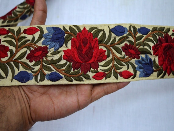 Beautiful Embroidered Fabric Trim By The Yard Sari Ts - Home Decor Fabric Trim Beautiful Embroidered Fabric Trim By The Yard Sari Ts - Home Decor Fabric Trim