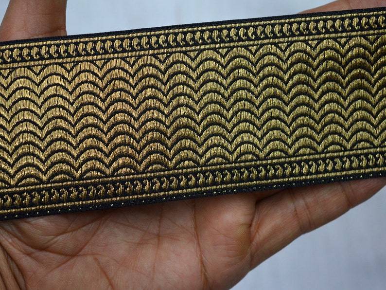Jacquard Trim By 2 Yard Jacquard Sewing Trimming Indian Etsy