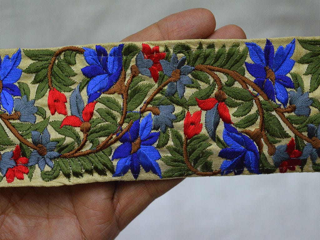 Fabric Trim By The Yard Decorative Crafting Ribbon Trims Etsy