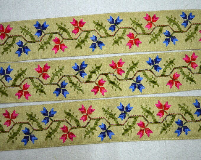 9 Yard Fabric Trims and Embellishments Decorative Indian Sari Border