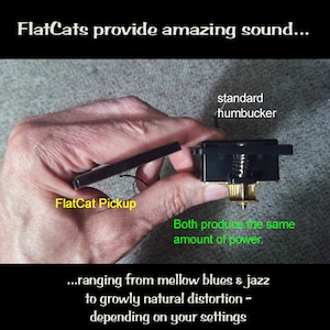 FlatCat ™ Aufbau-E-Gitarren-Tonabnehmer GEN 11 Bild 2