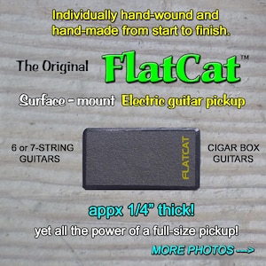 FlatCat™ Surface-Mount Hand-wound Electric Guitar Pickup