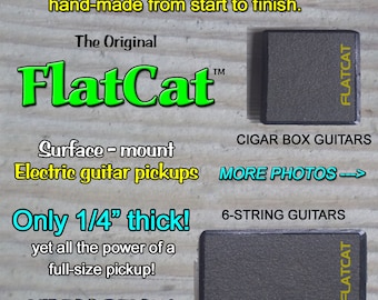 Pastilla de guitarra eléctrica de montaje superficial FlatCat™ GEN 11