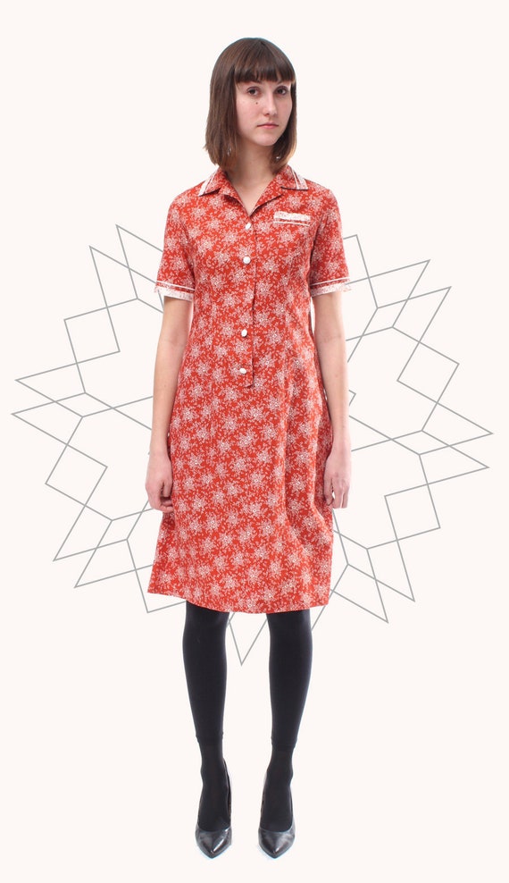 36/ 60S VINTAGE FLOWER dress