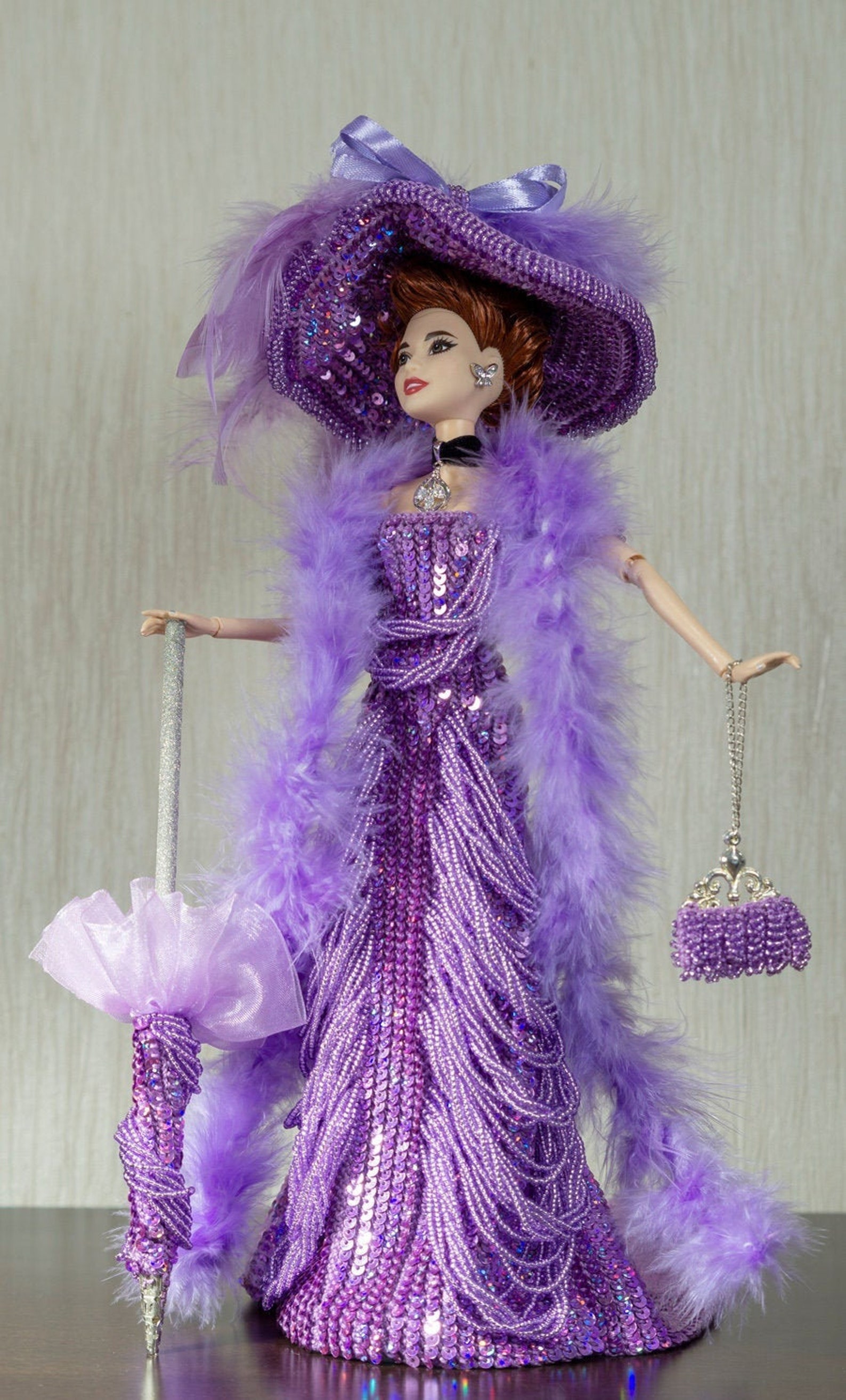 Paradise Crochet Doll 1909 San Francisco Frock Etsy