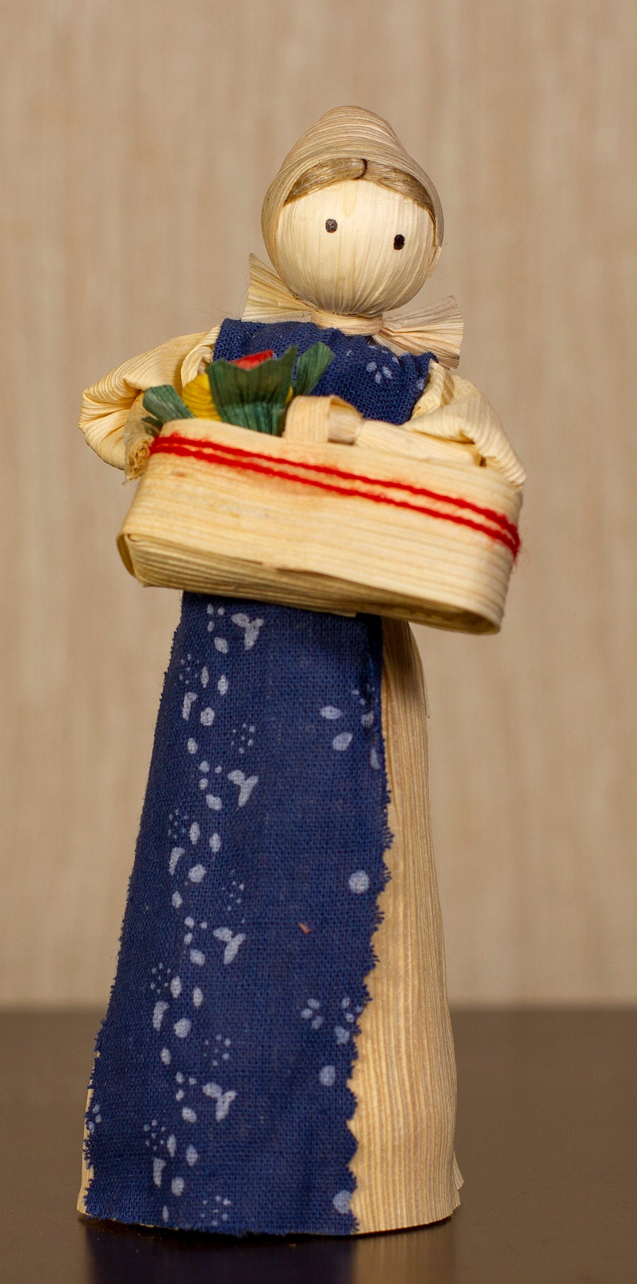 Traditional folk handmade corn husk doll 6 15 cm Etsy