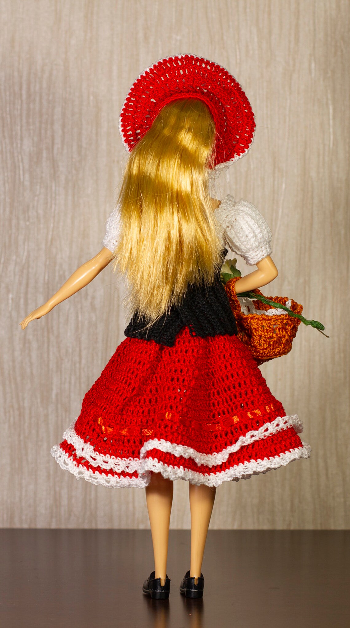 Red Riding Hood fantasy Barbie historical doll clothes doll | Etsy