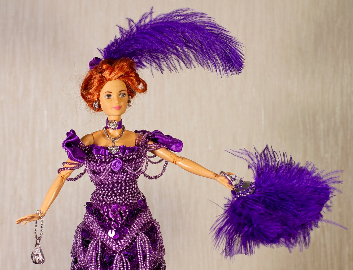 Paradise Crochet Doll P104 1903 Grand Ball Gown for 11 1/2 Etsy