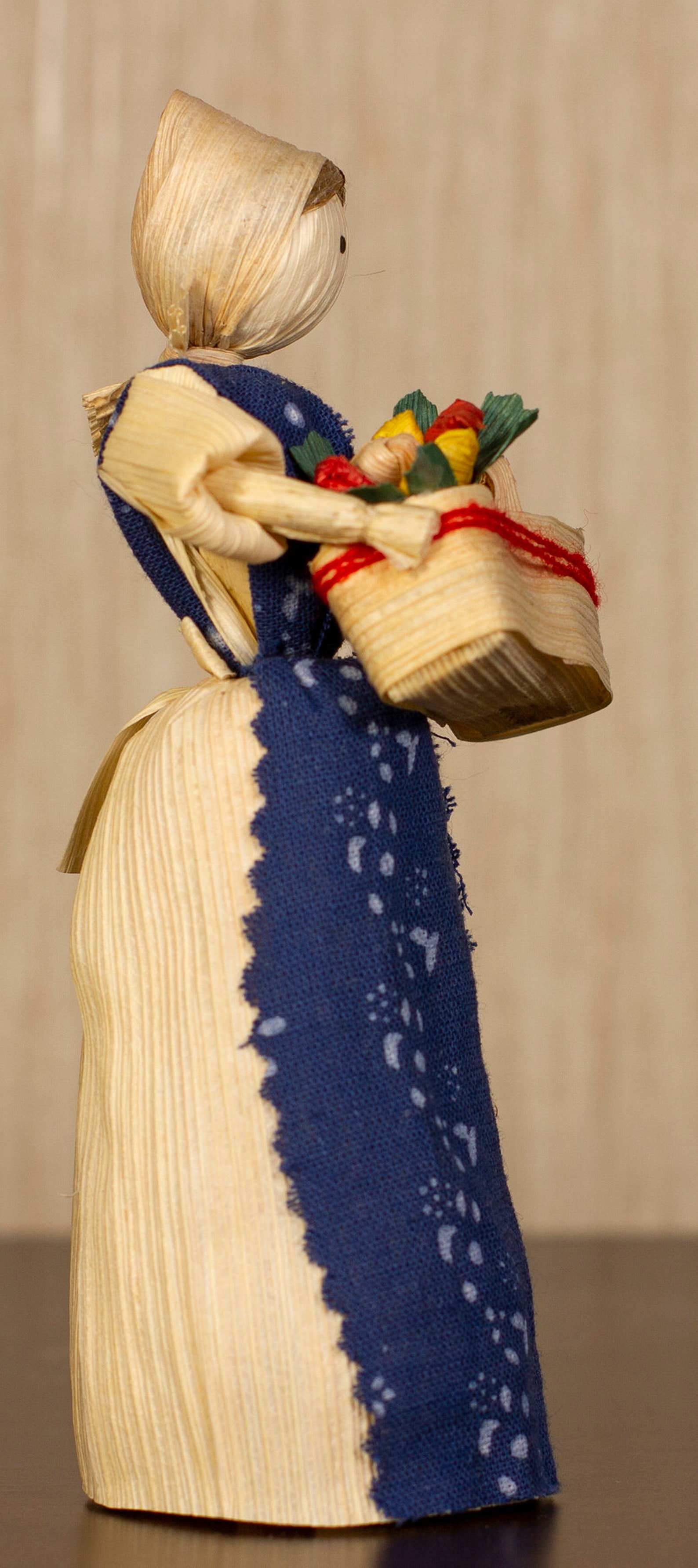 Traditional folk handmade corn husk doll 6 15 cm Etsy