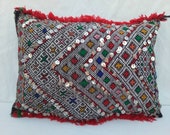 Decorative Berber kilim pillow