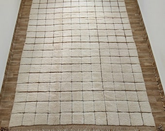 Moroccan Rug - High quality Rug - Beni Mrirt style - Genuine lamb wool - Berber rug - 9.10x13.5