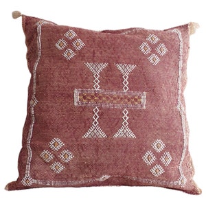 Berber Cactus Silk Cushion for Living Room Boho Decor Gift