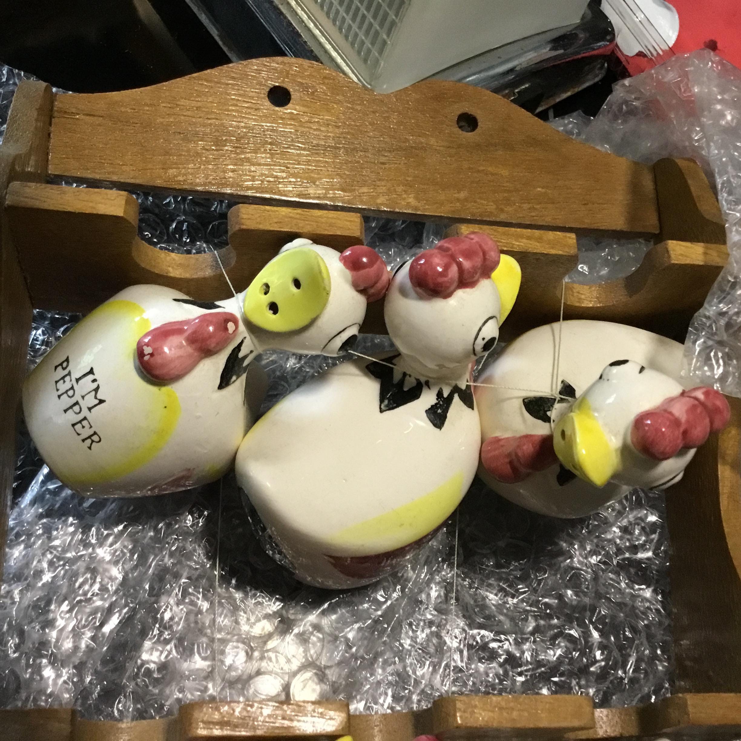 Rooster/chicken Spice Rack Set - Etsy
