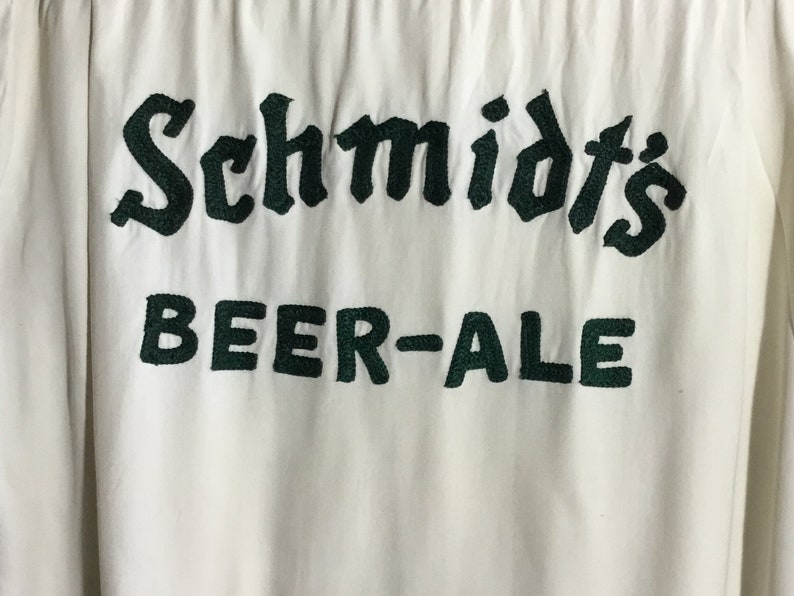 Vintage Schmidts Beer Work Shirt Etsy