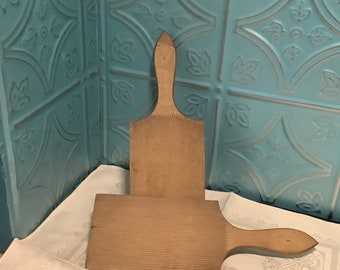 Pair of Wooden Butter Paddles