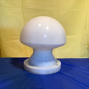 White Glass Schoolhouse Light Globe