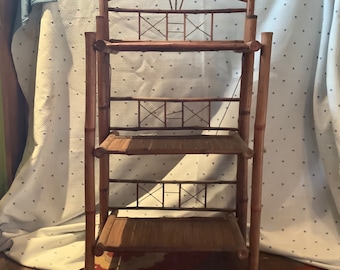 Folding Bamboo Shelf