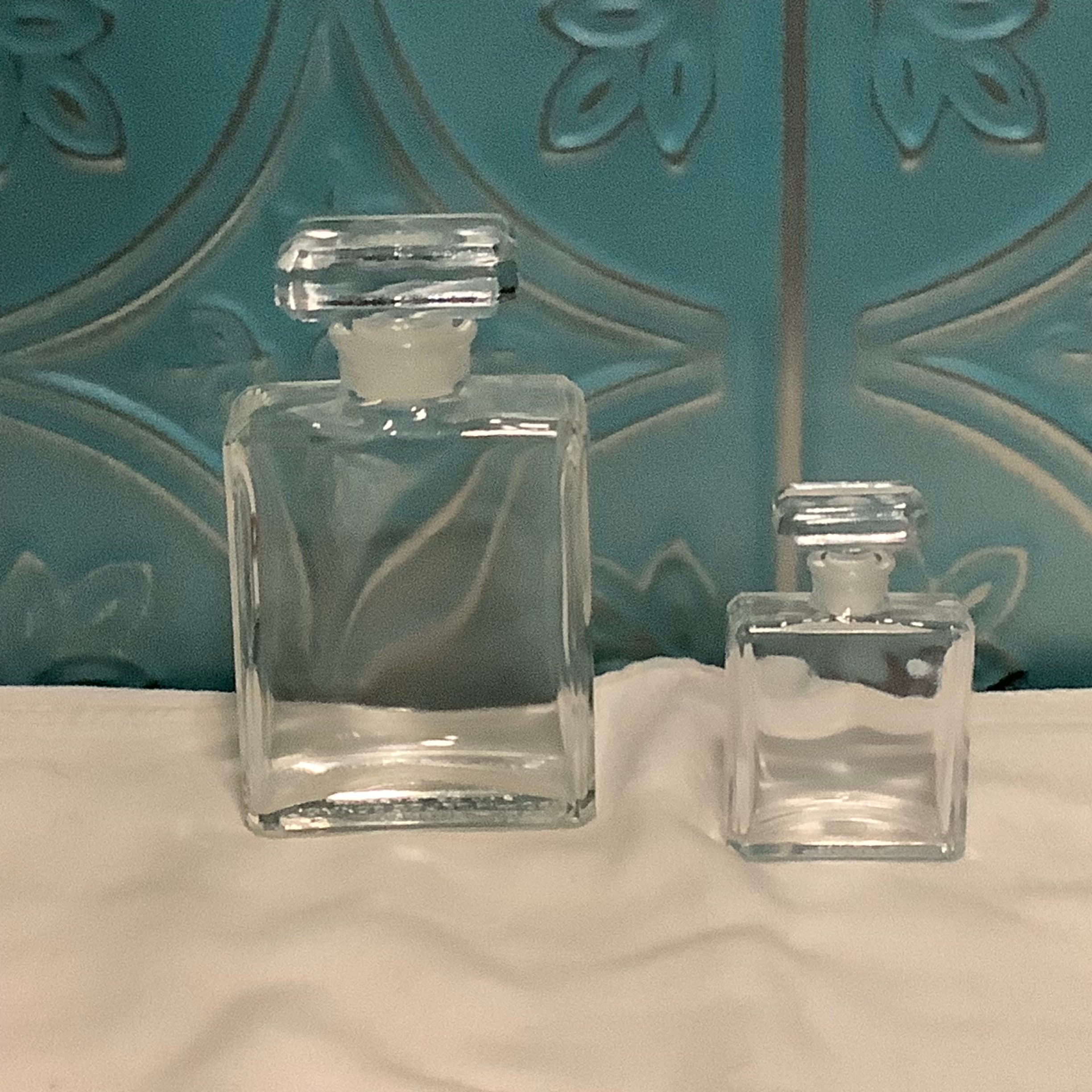 2 Small Chanel Perfume Bottles 
