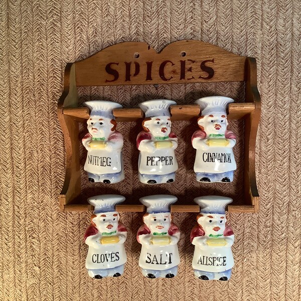 Chef Spice Rack Etsy