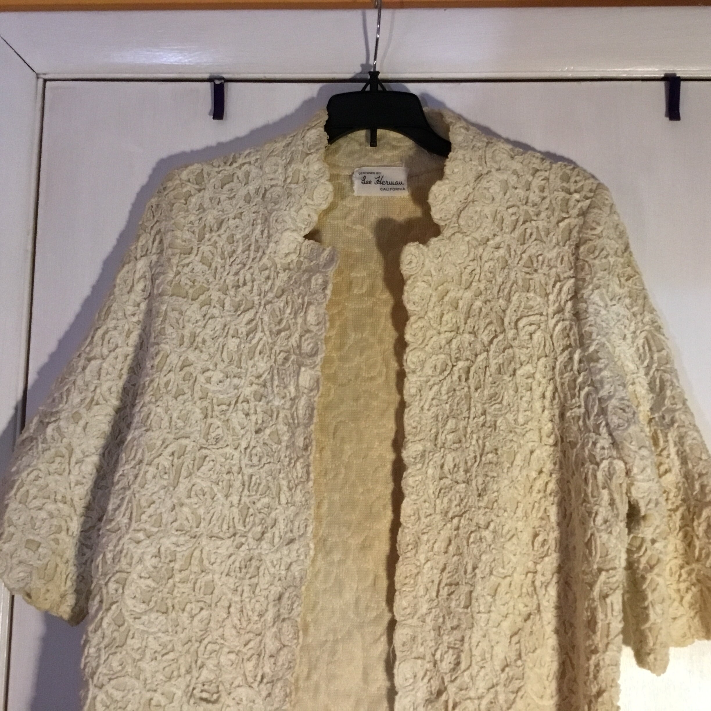 Lee Herman 1950-60s Ribbon Coat
