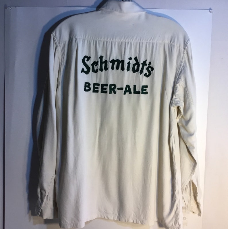 Vintage Schmidts Beer Work Shirt Etsy