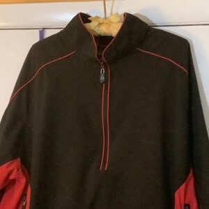 PGA Tour Windbreaker, Black and Red