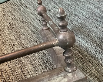 Antique Brass Fireplace Fender